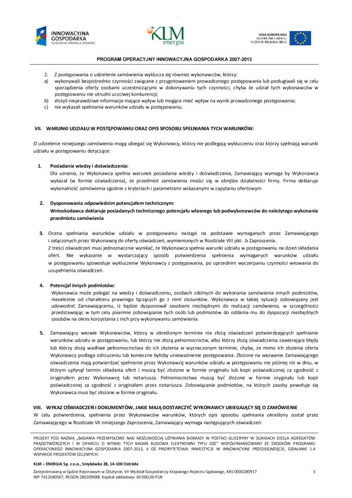 ZAPYTANIE OFERTOWE nr 3/2015 strona 3