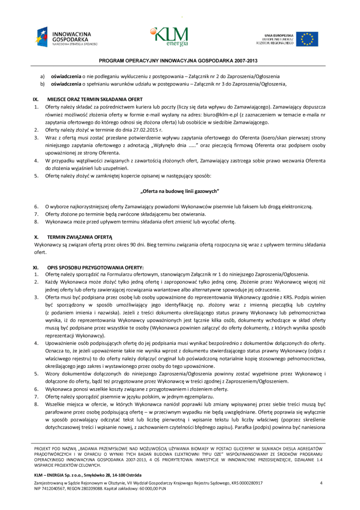 ZAPYTANIE OFERTOWE nr 3/2015 strona 4